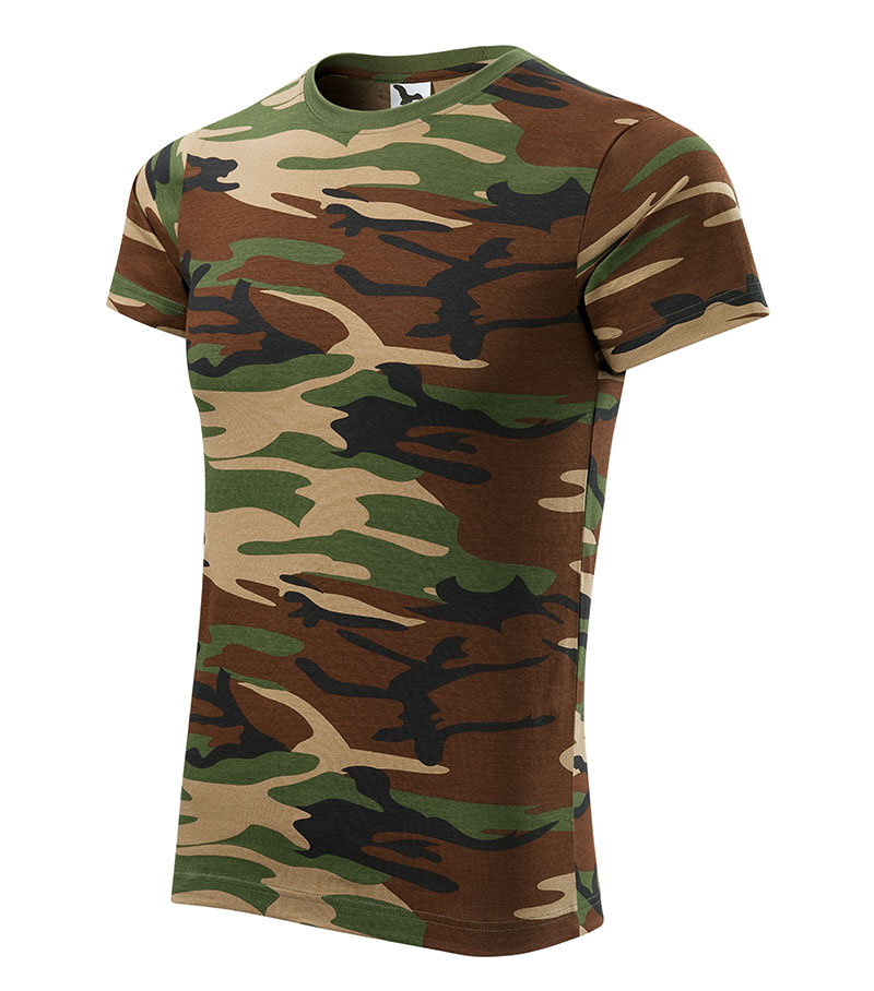 Tricou Camuflaj - Bărbați-Camuflaj Maro